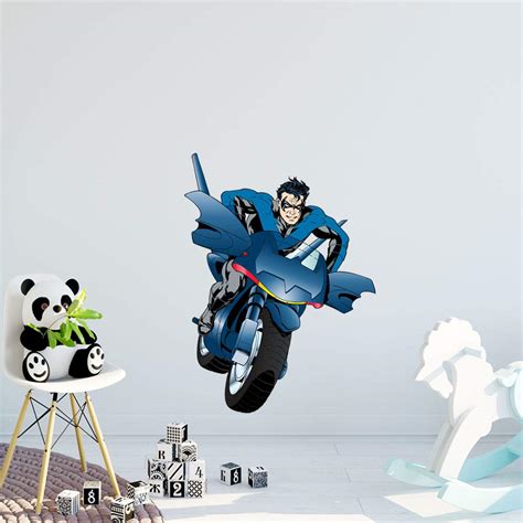 Buy Spinn Decor Wall Decal DC Comics Nightwing Bike Medium Self ...