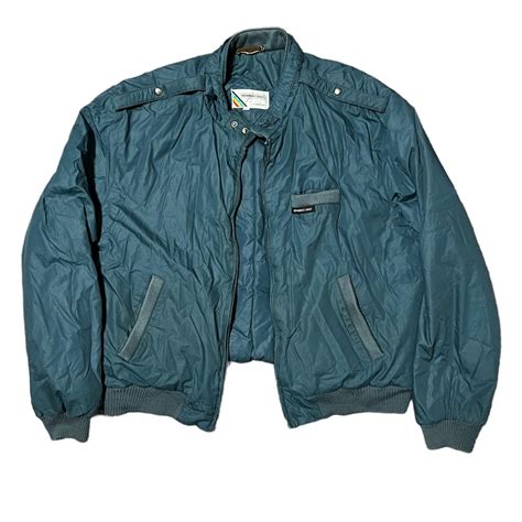 Members Only jacket with authentic 80s rainbow tag... - Depop