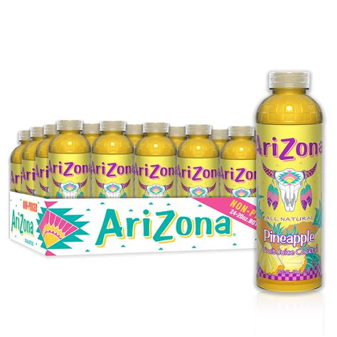 Arizona Pineapple Juice Drink 20 Fl Oz Pack Of 24 | Desertcart INDIA
