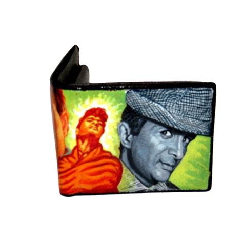 Bollywood movie merchandise: Hand painted wallets inspired by poster art