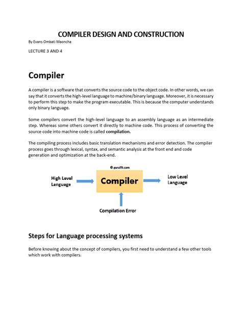 Image result for Comment Compiler 2 PDF