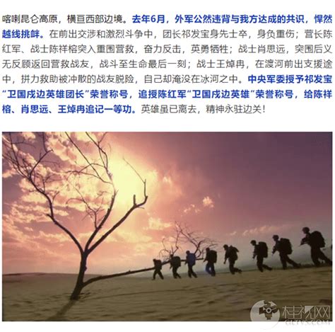首次披露！4名解放军官兵在中印边境牺牲全过程,桂视网,桂林视频新闻门户网站