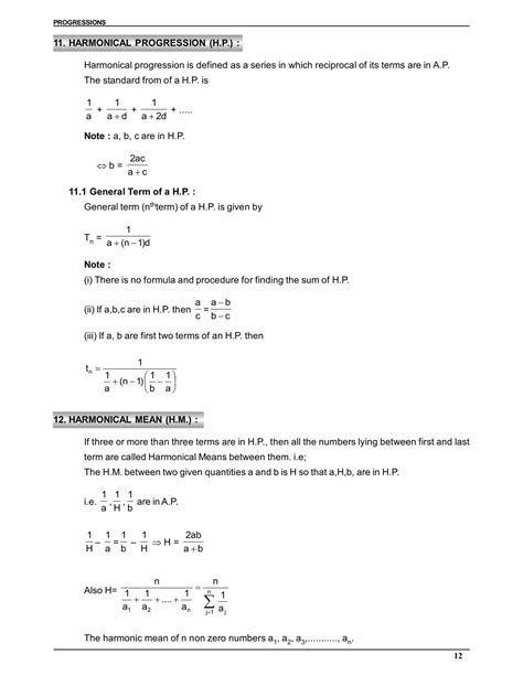 Sequence and Series Class 11 Notes for IIT JEE - eSaral