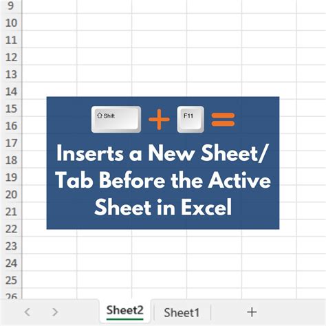 How to press Shift + F11 keys in Excel | SquareOne Training posted on ...