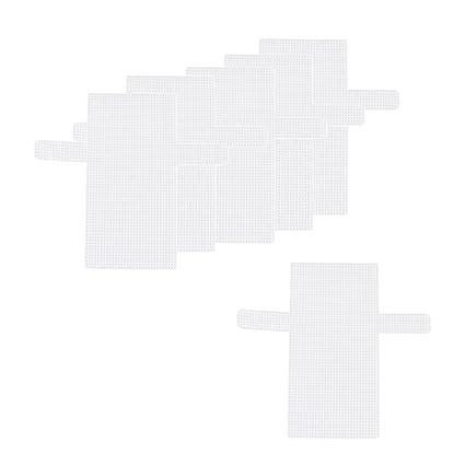 MYADDICTION 6 x Mesh Clear Plastic Canvas Sheets for Bag Embroidery ...