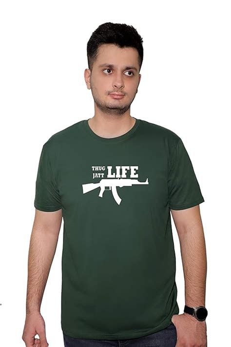 Buy NOTYNUTS Punjabi Tshirts for Men/Casual Tshirts for Men/Round Neck ...