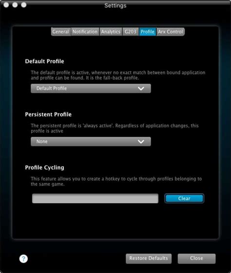 Logitech G Software 的图像结果