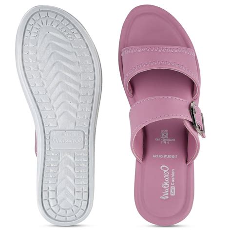Buy Black Women's Sandals WL7573 Online at Best Price in India ...
