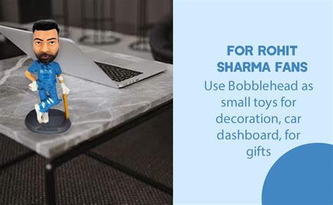 Rohit Sharma Bobblehead 14 cms- Indian Jersey : Amazon.in: Toys & Games