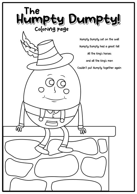 17 Worksheets Humpty Dumpty Preschool Crafts - Free PDF at worksheeto.com