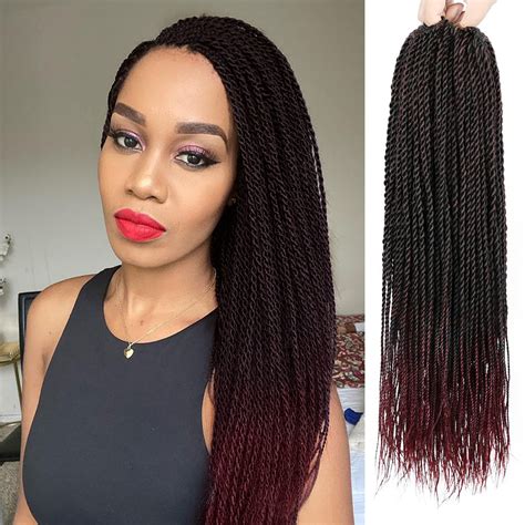 Buy MORICA Senegalese Twist Crochet Hair for Black Women 18 Inch 8 ...