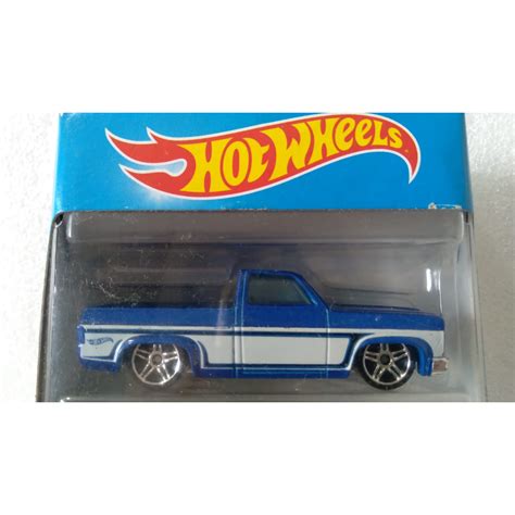 Hot Wheels pickup '83 Chevy Silverado 5-pack Hot Trucks azul loose ...