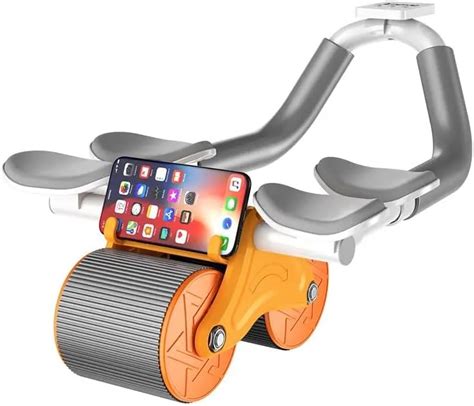 INDIA HUNK New with Timer Ab Abdominal Exercise Roller Elbow Support ...