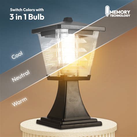 Mini Glasis 12W Fancy Outdoor Gate Light 3-in-1 | Inventaa