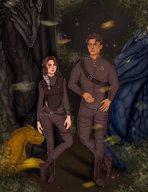 fourth wing fanart on Tumblr