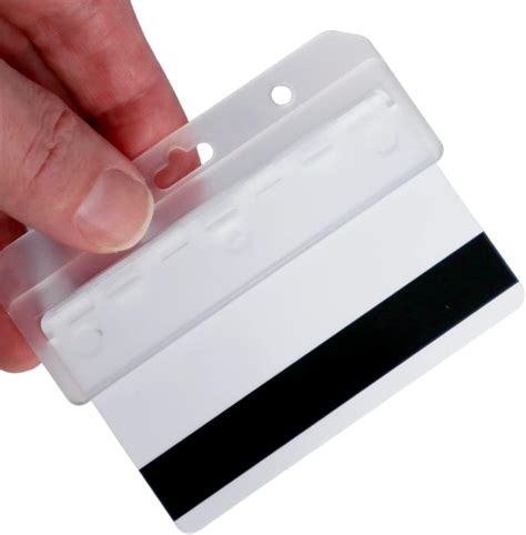 Brandclub - Specialist ID Frosted Rigid Plastic Horizontal Half Card ID ...