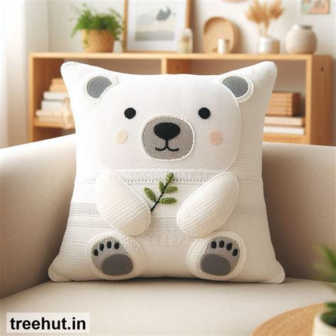 Polar Bear Cushion Design Ideas, Animal Cushion Ideas