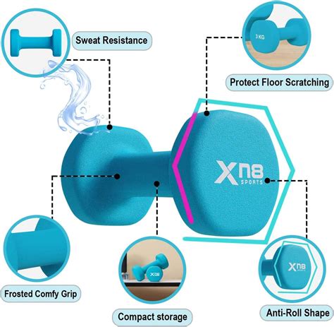 Xn8 Sports Neoprene Dumbbells Set | Dumbbells Set | Xn8 Sports