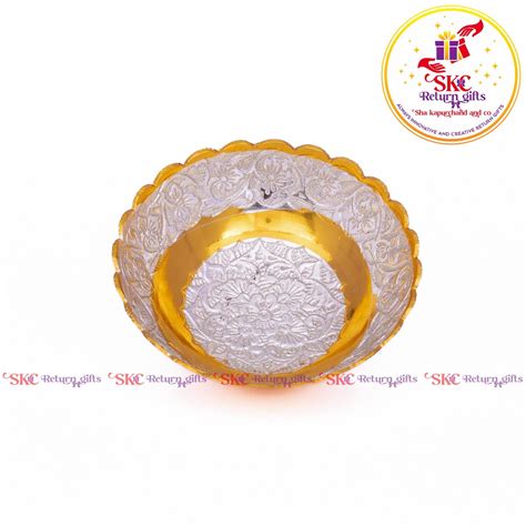 Two Tone Metal Pooja Bowl – Sha Kapurchand & Co