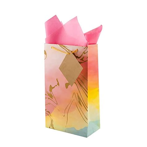 LAYER ONE PACKAGING Pack of 100 Paper Gift Bags | Small Gift Bags for ...