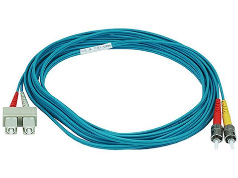 10Gb Fiber Optic Cable_ ST/SC_ Multi Mode_ Duplex - 5 Meter (50/125 ...