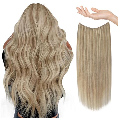 Sunny Wire Hair Extensions Real Human Hair Fish Line Human Hair ...