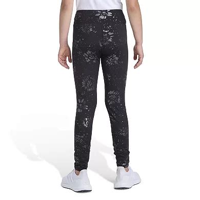 Girls 7-16 adidas Detached Waistband All Over Print Foil Cozy Leggings