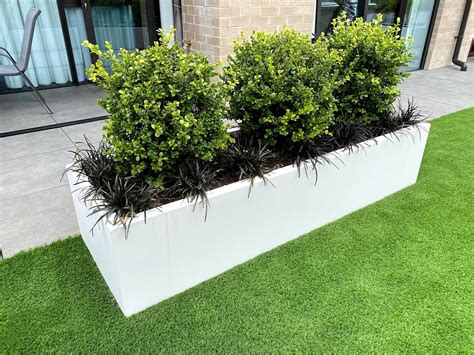 Rectangular Pot for Plants and Flower White Color | GRP White ...