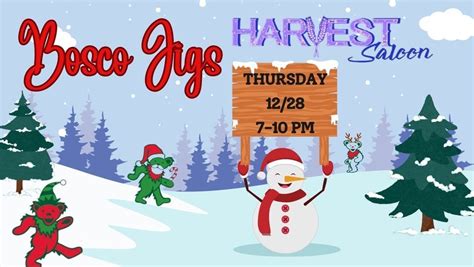 Bosco Jigs at Harvest Saloon, Harvest Saloon Strongsville, 28 December ...