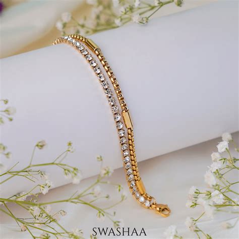 Pakhni 18K Gold Plated Bracelet – Swashaa