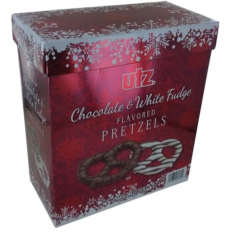 Utz Chocolate & White Fudge Covered Pretzel Box (24 Ounce) - Walmart.com