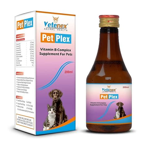 VETENEX Pet Plex - Vitamin B-Complex & Amino Acids Supplement Syrup ...