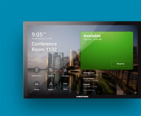 Crestron Room Scheduler|Scheduling System TSS-7-B-S