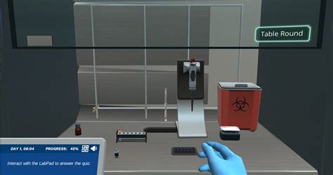 Labster Simulation for Solution Preparation 的图像结果