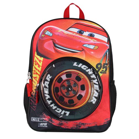 Free Shipping! Seven Times Six Disney Cars Lightning McQueen Backpack ...
