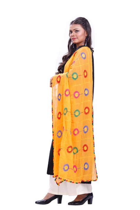 Flower Square 1 Heavy Nazneen Dupatta Wholesaler