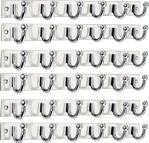 BRIGHT HOME PRINCY 6 Pins Cloth Hanger ,Clothes,towel Steel Hooks Hook ...