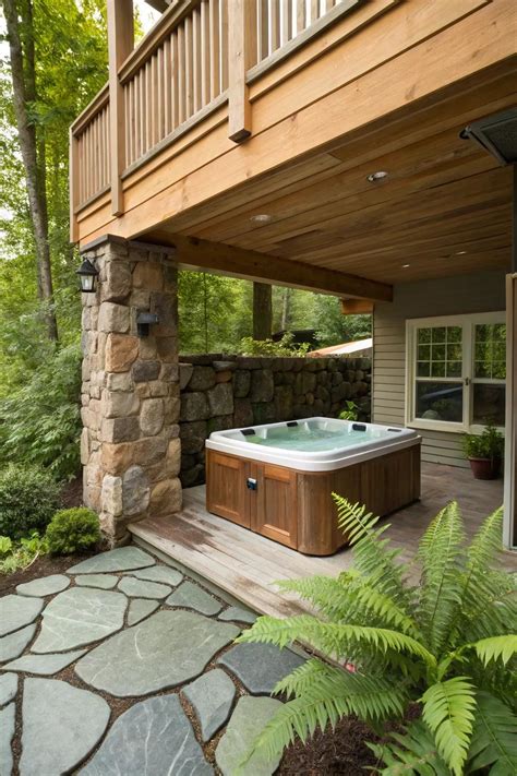 11+ Inspiring Under Deck Hot Tub Ideas