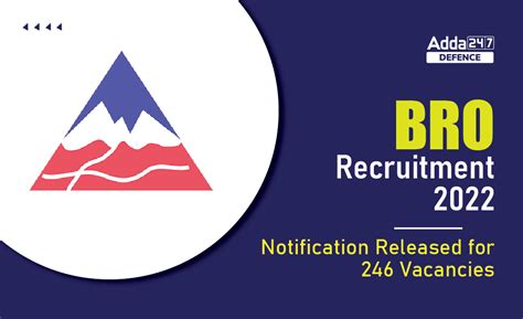 BRO Recruitment 2022 Last Day to Apply for 246 Vacancies