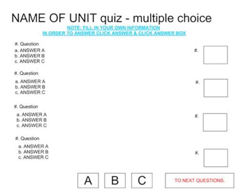 Image result for Multiple Choice Test Format