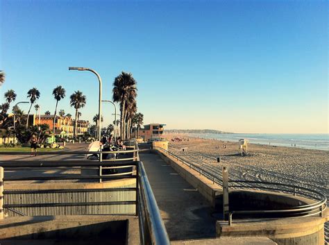 Boardwalk on mission beach, usa, california, san diego free image download