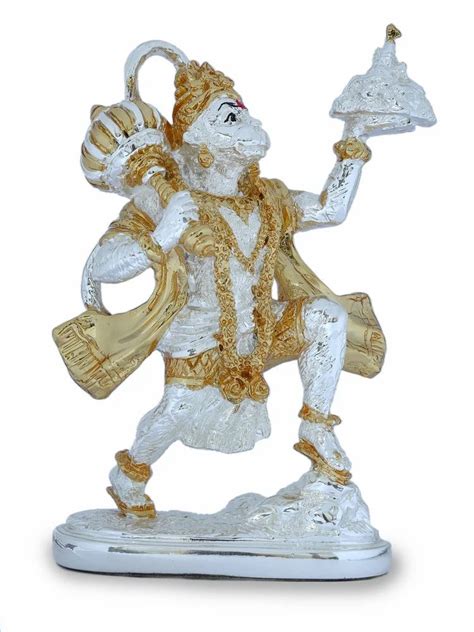 Hanuman Statue - Itr Is A Hanumanji Made In Silver Plating Base ...