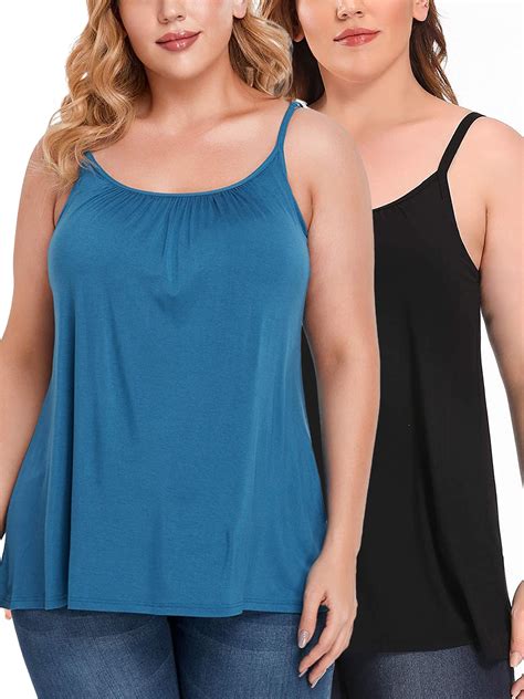 Just My Size Plus-Size Women's Stretch Jersey Camisole - Walmart.com
