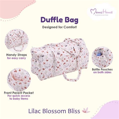 Baby Organic Cotton Diaper Carry Bag For Mothers | Blossom – Moms Home