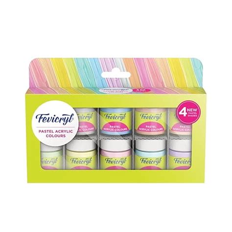 Fevicryl Acrylic Colours Pastel Set – Wrap and woof