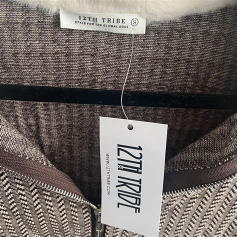 12th Tribe Greta Beige Zip Up Top! Brand new never... - Depop