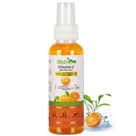 Buy NUTRIPRO Vitamin C Skin Mist Toner, Enriched With Lemon, Orange ...