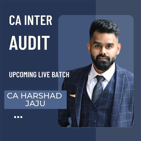 CA Inter Audit Regular Batch By CA Harshad Jaju – CA Point