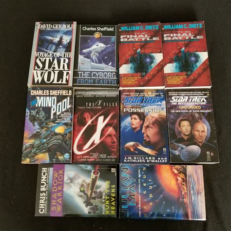 Assorted 1990's Sci- Fi / Science Fiction - Lot / Set of 10 Books ...