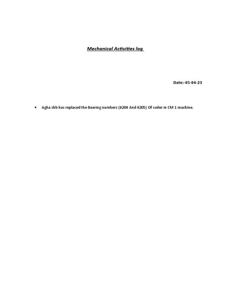 Image result for Machine Daily Tracking Log